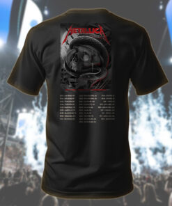 metallica nashville 2025 serpent skull tee official m72 tour shirt 2