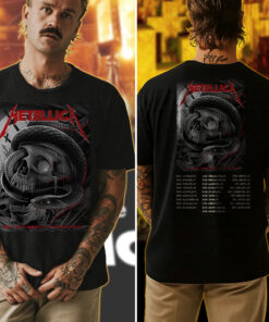 metallica nashville 2025 serpent skull tee official m72 tour shirt 4