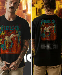 metallica philadelphia 2025 art tee meltdown demon serpent graphic shirt 4