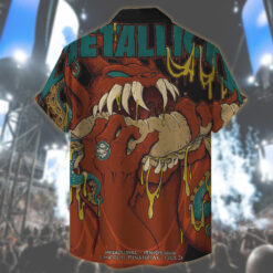 metallica philly 2025 hawaiian shirt demon burger edition 2