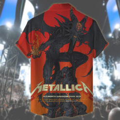 metallica santa clara 2025 hawaiian shirt inferno demon edition 2