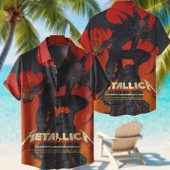 metallica santa clara 2025 hawaiian shirt inferno demon edition