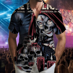 metallica santa clara 2025 witch skull hawaiian shirt june 22 edition