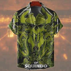 metallica squindo art hawaiian shirt 104 seasons skull octopus design 1