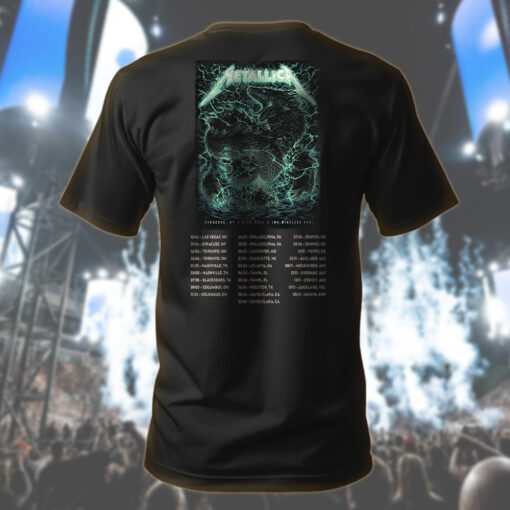 metallica syracuse 2025 dragon storm tee official jma dome concert shirt 2