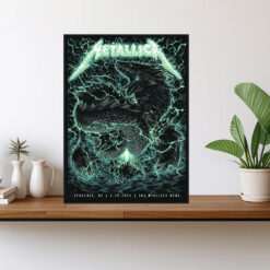 metallica syracuse 2025 poster thunder dragon canvas print april 19 jma wireless dome 1