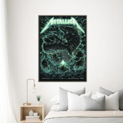 metallica syracuse 2025 poster thunder dragon canvas print april 19 jma wireless dome 3