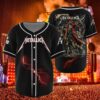 metallica tampa 2025 baseball jersey skeleton pirate raid edition