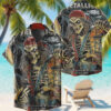 metallica tampa hawaiian shirt skeleton pirate live at raymond james june 8 2025
