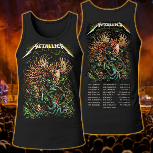 metallica tank top forest demon rising toronto 2025 limited