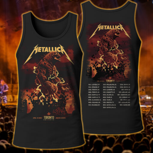 metallica tank top rise of the red titan toronto 2025 show