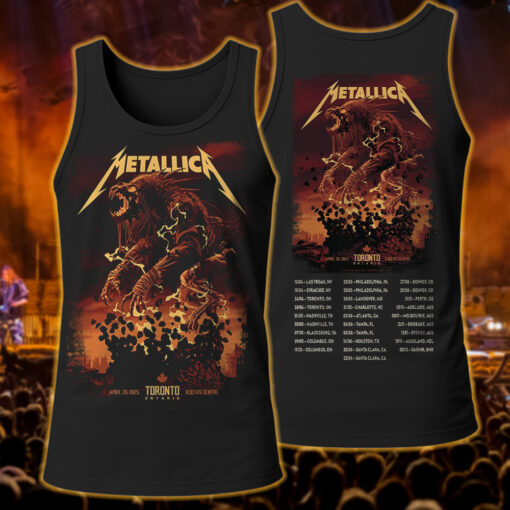 metallica tank top savage beast toronto 2025 april 26 drop