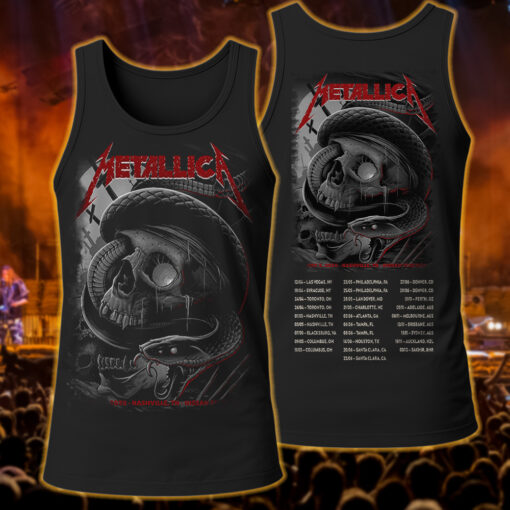 metallica tank top skull eyed serpent nashville 2025 may 3