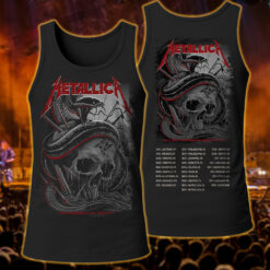 metallica tank top skull viper strike nashville 2025 tour