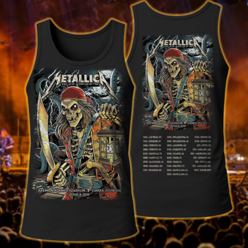 metallica tanktop skeleton lantern keeper tampa 2025