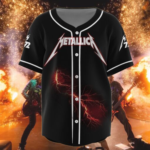 metallica toronto 2025 baseball jersey forest demon skull edition 1
