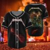 metallica toronto 2025 baseball jersey forest demon skull edition
