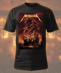 metallica toronto 2025 fiery titan tee april 26 rogers centre official concert shirt 1