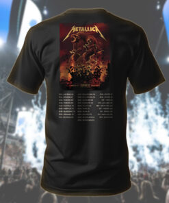 metallica toronto 2025 fiery titan tee april 26 rogers centre official concert shirt 2
