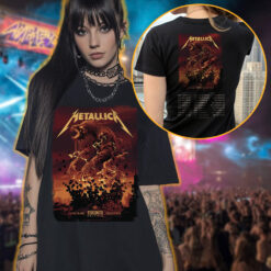 metallica toronto 2025 fiery titan tee april 26 rogers centre official concert shirt 3