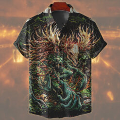 metallica toronto 2025 hawaiian shirt forest monster edition 1
