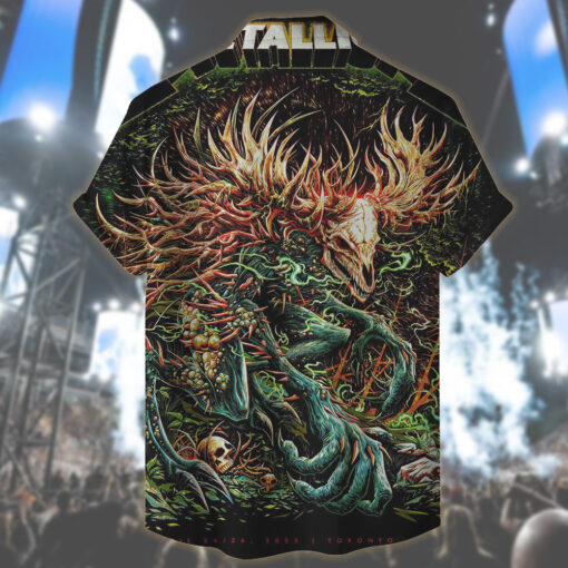 metallica toronto 2025 hawaiian shirt forest monster edition 2
