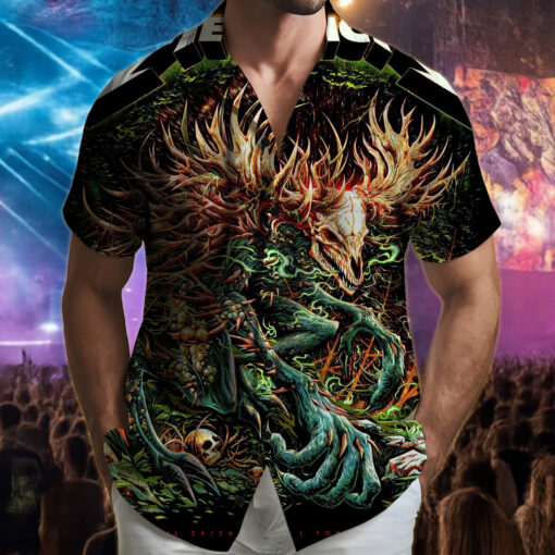 metallica toronto 2025 hawaiian shirt forest monster edition