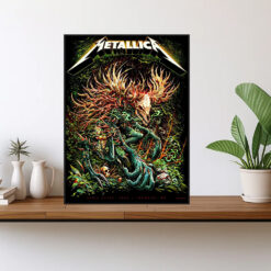 metallica toronto 2025 poster forest beast canvas art april 24 26 at rogers centre 1