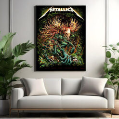 metallica toronto 2025 poster forest beast canvas art april 24 26 at rogers centre
