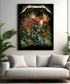 metallica toronto 2025 poster forest beast canvas art april 24 26 at rogers centre