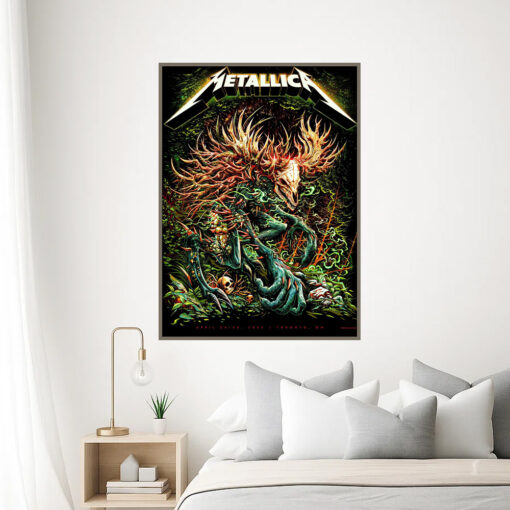 metallica toronto 2025 poster forest beast canvas art april 24 26 at rogers centre 3