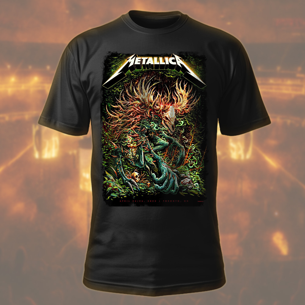 metallica toronto 2025 wendigo forest monster tee official april 24 26 concert shirt 1