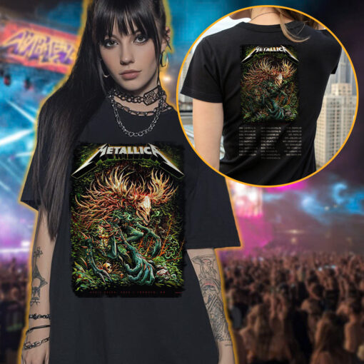 metallica toronto 2025 wendigo forest monster tee official april 24 26 concert shirt 3
