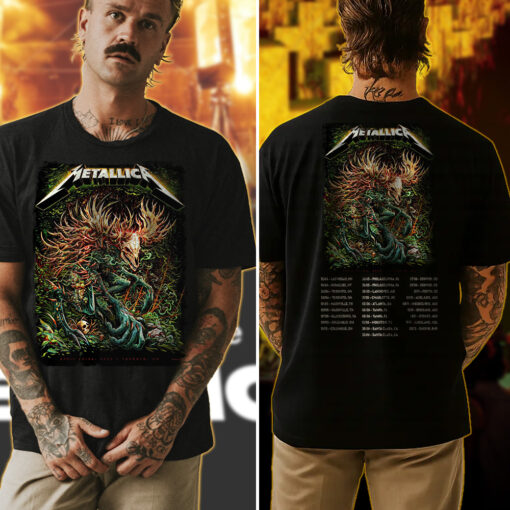 metallica toronto 2025 wendigo forest monster tee official april 24 26 concert shirt 4
