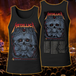 metallica triple skull tank north american tour 2025 collectors drop