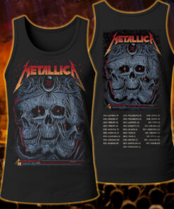 metallica triple skull tank north american tour 2025 collectors drop