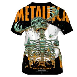 metallica untilitsleeps skeletoncross 3d aop shirt 2