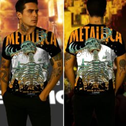 metallica untilitsleeps skeletoncross 3d aop shirt 4