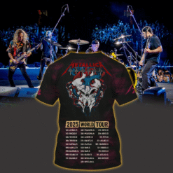metallica x red cross 3d aop shirt limited bleeding skull design by squindo 2026 exclusive 2