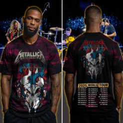 metallica x red cross 3d aop shirt limited bleeding skull design by squindo 2026 exclusive 4