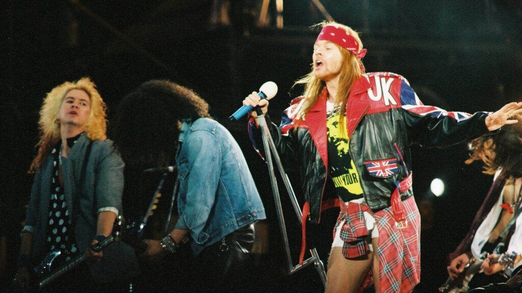 Guns n Roses Perform At The Freddie Mercury Tribute Concert 1992