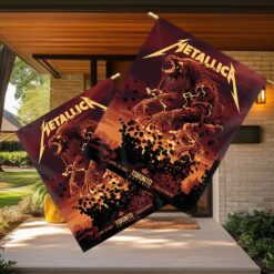 metallica m72 world tour 2025 april 26 toronto ontario canada rogers centre beast titan artwork flag