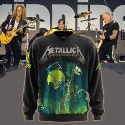 metallica m72 world tour 2025 june 14 houston texas nrg stadium skeletal horseman artwork all over print sweatshirt