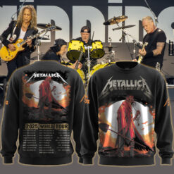 metallica m72 world tour 2025 june 14 houston texas nrg stadium skeleton gravedigger artwork all over print sweatshirt 1