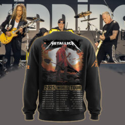 metallica m72 world tour 2025 june 14 houston texas nrg stadium skeleton gravedigger artwork all over print sweatshirt 2