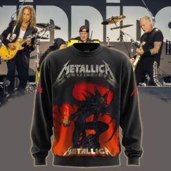 metallica m72 world tour 2025 june 20 santa clara california levis stadium no repeat weekend setlist demonic bat creature artwork all over print sweatshirt