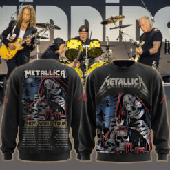 metallica m72 world tour 2025 june 22 santa clara california levis stadium with pantera suicidal tendencies candle queen skull sorceress artwork all over print sweatshirt 1