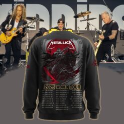 metallica m72 world tour 2025 june 27 29 denver colorado empower field at mile high red reaper rider artwork all over print sweatshirt 2
