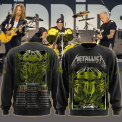 metallica m72 world tour 2025 the art of squindo 104 seasons limited edition aop sweatshirt 1