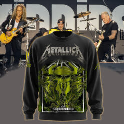 metallica m72 world tour 2025 the art of squindo 104 seasons limited edition aop sweatshirt